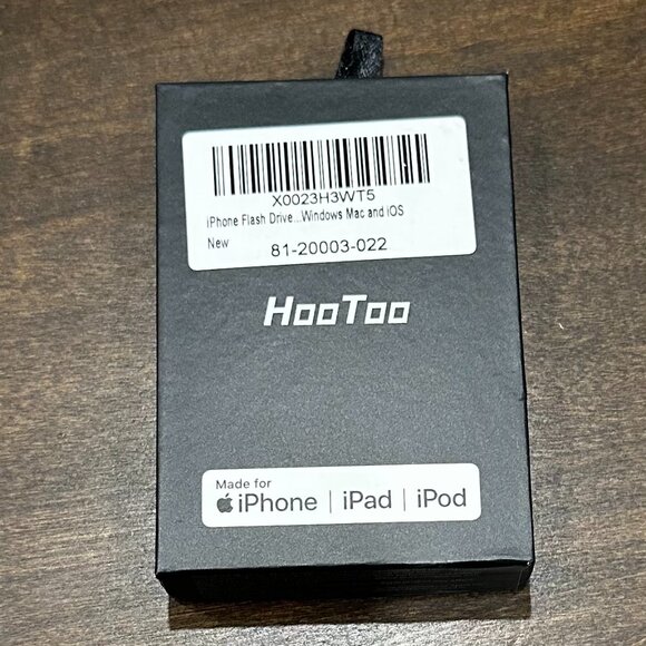 HooToo iPlugmate iPhone Flash Drive 128 GB HT-IM003 - Preowned, Great Condition - Picture 2 of 5